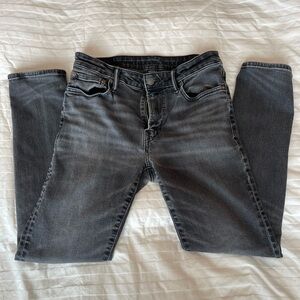 Men’s American Eagle Light Black Skinny Jeans